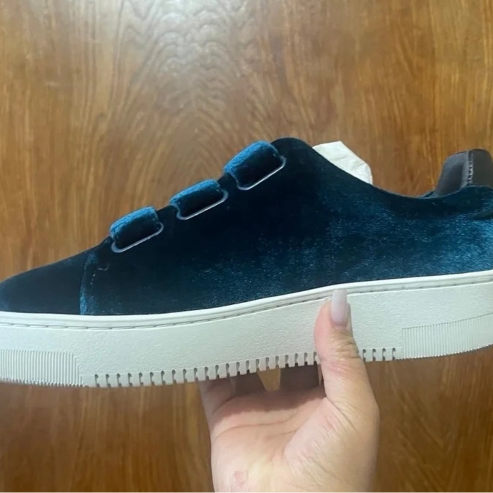Sandro Velvet Sneakers NEVER USED